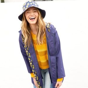 Shoshanna Rainy Day Matching Set Rain Coat + Reversible Bucket Hat + Umbrella